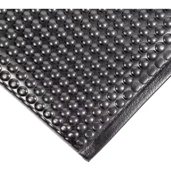 Rohožka Černá pěnová protiúnavová dvouvrstvá rohož - délka 90 cm, šířka 150 cm, výška 1,6 cm