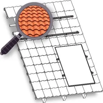 solární panel KENO Konstrukce KENO na FV pro 1 panel. Taška