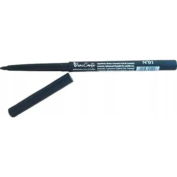 Oční linky Měkká vysouvací tužka na oči Deni Carte matná černá