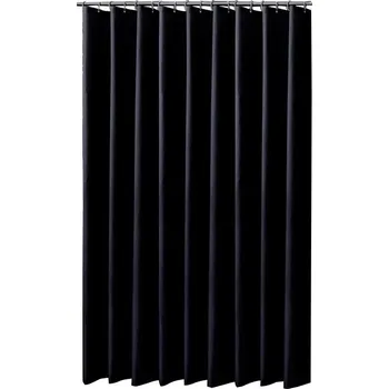 Sprchový závěs ZÁVĚS ZÁVĚS TEXTILNÍ ČERNÝ 180 x 200 cm