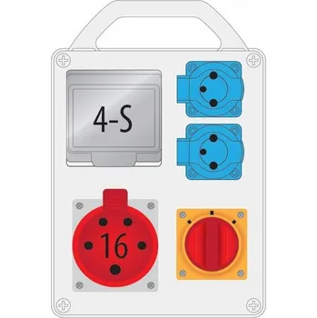 Rozvaděč Rozvaděč Pawbol 400 V IP44 16 A