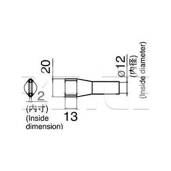 Horkovzdušná pistole Tryska do horkovzdušné pistole N70-01 - 102003405