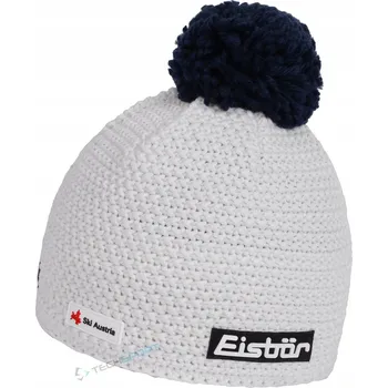 Čepice Zimní čepice Eisbär bílá univerzální velikost padne všem