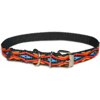 Obojek pro psa A-065 OBOJEK ROMB KOVOVÝ 15MM Modrý