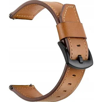 Řemínek na hodinky KOŽENÝ ŘEMÍNEK SAMSUNG GALAXY WATCH 46 / 3 45mm GEAR S3 CLASSIC / FRONTIER