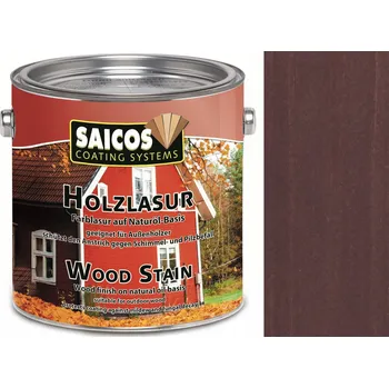 barva a nátěr na dřevo SAICOS Olejová lazura na dřevo PALISANDER 0089 2,5L