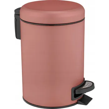 Odpadkový koš ODPADKOVÝ KOŠ S VÍKEM MALÝ ODPADKOVÝ KOŠ 3 l KOVOVÝ DO KOUPELNY WENKO