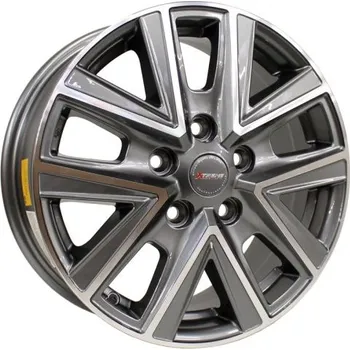 Alu kolo Alu kola Mille Miglia MMRX3, 16x6.5 5x160 ET60, šedivá + leštění (zátěžová)