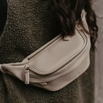 Ledvinka Loulex Fanny Pack Mini Beige - Mini fotoledvinka béžová