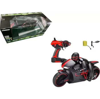 RC model auta Rc závodní motorka 20 km/h 2,4 ghz – červená