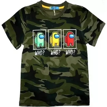 Dětské tričko maskáčové KUGO, chlapecké tričko 9217 324/12