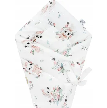 Zavinovačka Bonjour Cherie Bambusový Zavinovací Rožek 74x74 Králík Romant