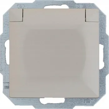 Elektrická zásuvka Elektrická Zásuvka nástěnná Abex šedá