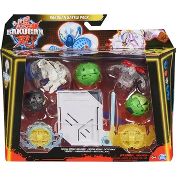 Figurka Spinmaster Bakugan Speciální útok Bruiser, octogan, ventri, hammerhead, butterclaw