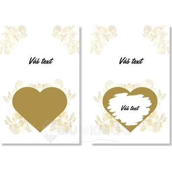 Personal Stírací los s vlastním textem Stříbrná