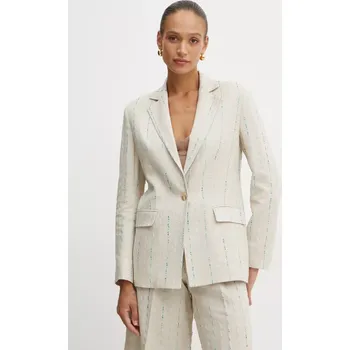 Dámské sako Sako Fracomina FS25SJ3005W788N8 béžová 80X, vel. S