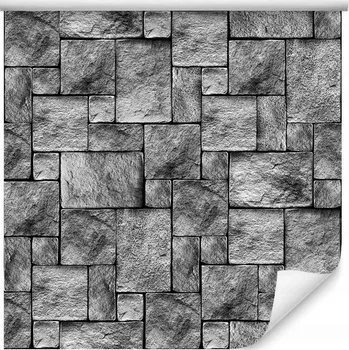 Fototapeta Omyvatelná tapeta v roli – imitace kamene, 3D cihly