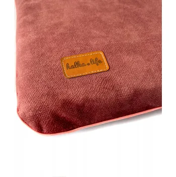 Pelíšek pro psa Pelíšek Halkalife růžový obdélníkový 80 cm x 50 cm