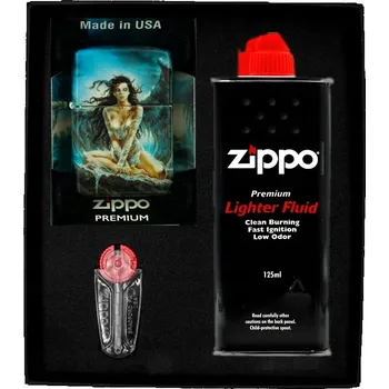 Zapalovač Sada ZIPPO Zapalovač LUIS ROYO - Dárková Sada č. 1