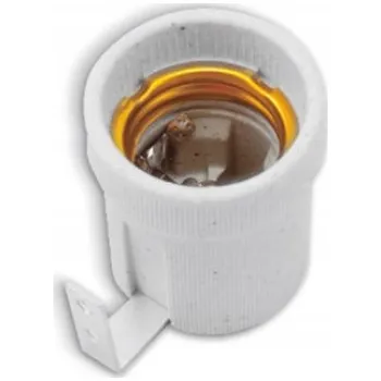 Objímka na žárovku Keramická objímka E27 s boční montáží