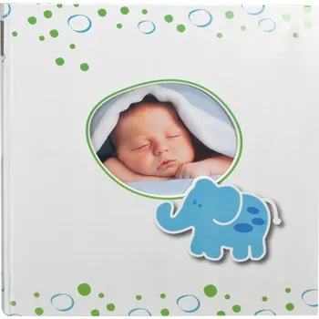 Fotoalbum Bílé dětské album tradiční 60 stran slon
