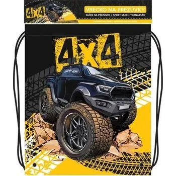 Školní sáček Sáček na přezůvky terénní auto 4x4