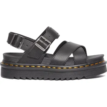 Dámské sandále Kožené sandály Dr. Martens Voss II dámské, černá barva, na platformě, DM31558001 99X, EUR 36