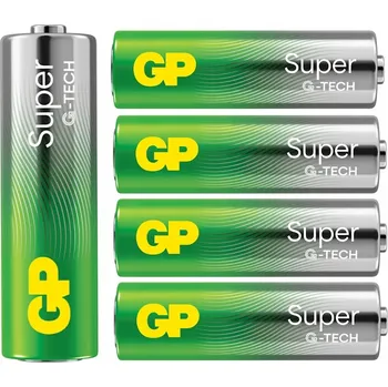 Článková baterie Alkalická baterie GP AA (R6) 5 ks