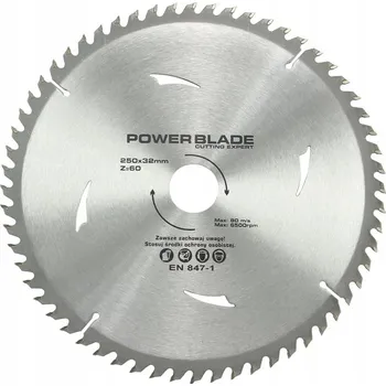 Pilový kotouč PILOVÝ KOTOUČ S WIDIOVÝMI ZUBY NA DŘEVO 250mm 32mm 60Z