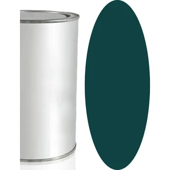 barva a nátěr na dřevo RAL 6004 Zelená ZÁKLADNÍ NÁTĚR ALKYDOVÁ POLOMATNÁ 1L 2v1 (Základní barva a email v jednom)