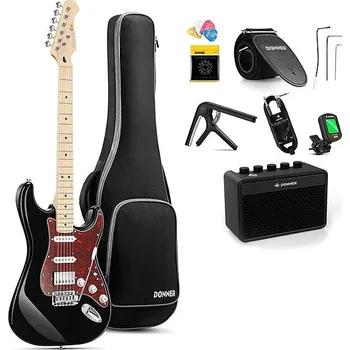 Elektrická kytara Donner DST-152 - BLACK