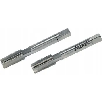 Závitořezný nástroj Ruční závitník jemný levý M12x1,5 DIN 2181 LH HSS-G VOLKEL