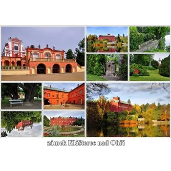 66000105 Pohlednice Klášterec nad Ohří (zámek Klášterec nad Ohří)