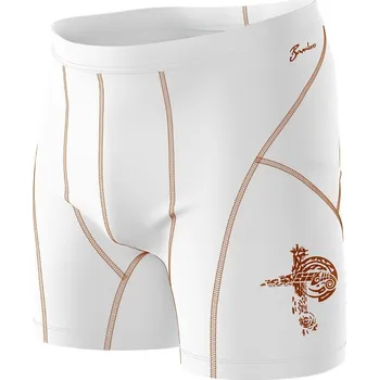 Pánské funkční trenýrky bílá/rezavá Bamboo Ultra - Hnědá / S