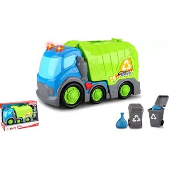 autíčko Popelářský vůz KIDDY GO! se světlem a zvukem, 31 cm