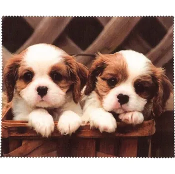 Utěrka Dětský čisticí hadřík na brýle s potiskem potiskem PEJSCI , mikrovlákno