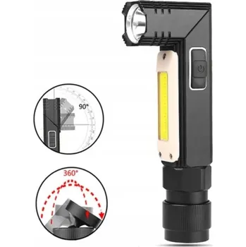 Svítilna Multifunkční LED svítilna s magnetem 360° (E040)