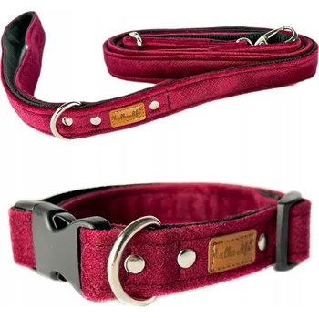 Obojek pro psa Látkový obojek pro psa, sada obojek s vodítkem Halkalife, velikost L