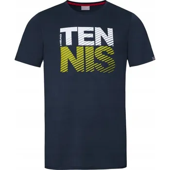 Chlapecké tričko Dětské tenisové tričko HEAD CLUB CHRIS T-shirt Junior, tmavě modré, velikost 128