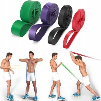Sada 4x odporových gum Power Bands na cvičení
