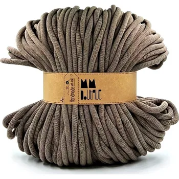 Příze MMboutique bavlněná šňůra 9mm Coffee