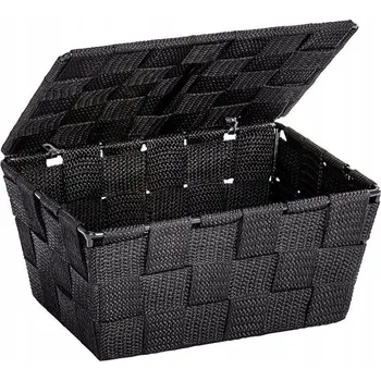 Úložný box Krabice s víkem černá