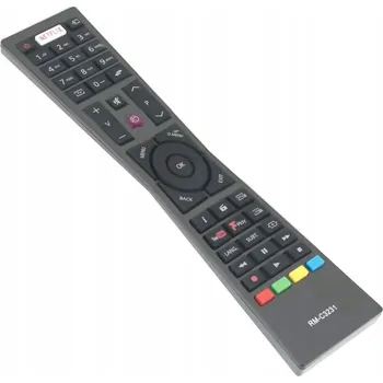 Dálkový ovladač Náhradní dálkový ovladač Dálkový Ovladač TV LCD LED JVC Netflix YouTube RM-C3231 LT24C LT-32C LT-40C LT-43 LT-49C LT-55C černý