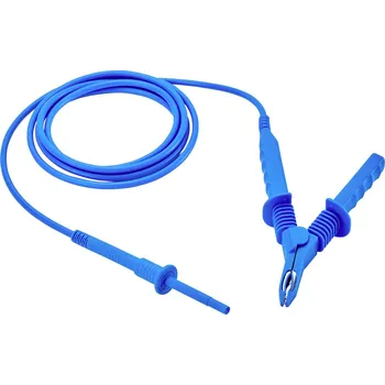 Měřicí kabel Chauvin Arnoux Měřicí kabel HV, 15 kV, 8 m, s krokosvorkou, modrý, P01295521, měřicí vodič, 1 ks