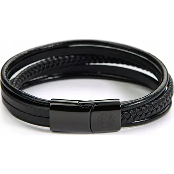 Náramek BETLEWSKI pánský náramek z pravé kůže, řemínek