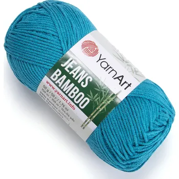 Příze Yarn Art Jeans Bamboo 140 tyrkysová