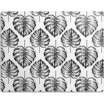 Miska pro psa Podložka pod misky pro psy a kočky Monstera 45x35 cm