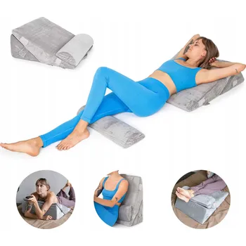 Polštář POLŠTÁŘ OPĚRKA 3v1 ORTOPEDICKÁ POD ZÁDA, NA ČTENÍ, OPĚRKA NA POHOVKU