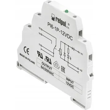 Relé Interfejsové relé 1P 6A 12V DC PI6-1P-12VDC 805700