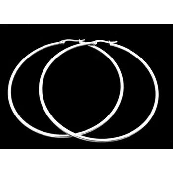 Náušnice Steel Jewelry Náušnice kruhy 70 mm z chirurgické oceli NS141121 dárkové balení zdarma